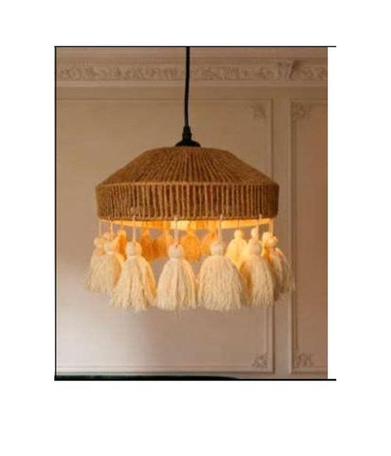 Modern Japanese Lantern Saucer Pendant
