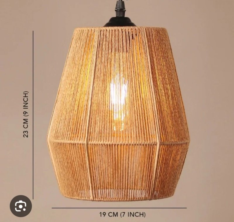 Rattan Seagrass Pendant
