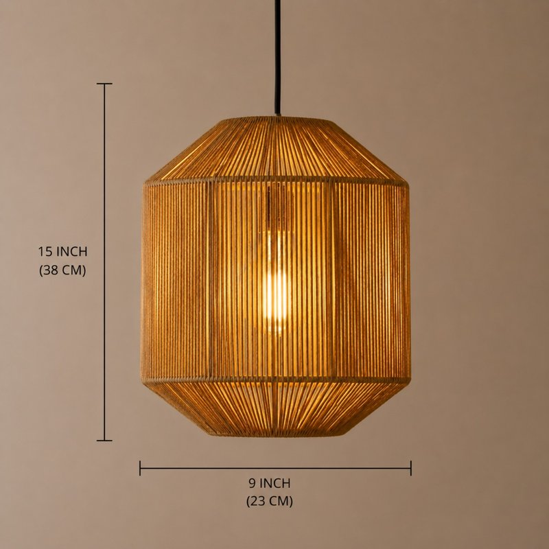 Mid-Century Modern Cocoon Pendant