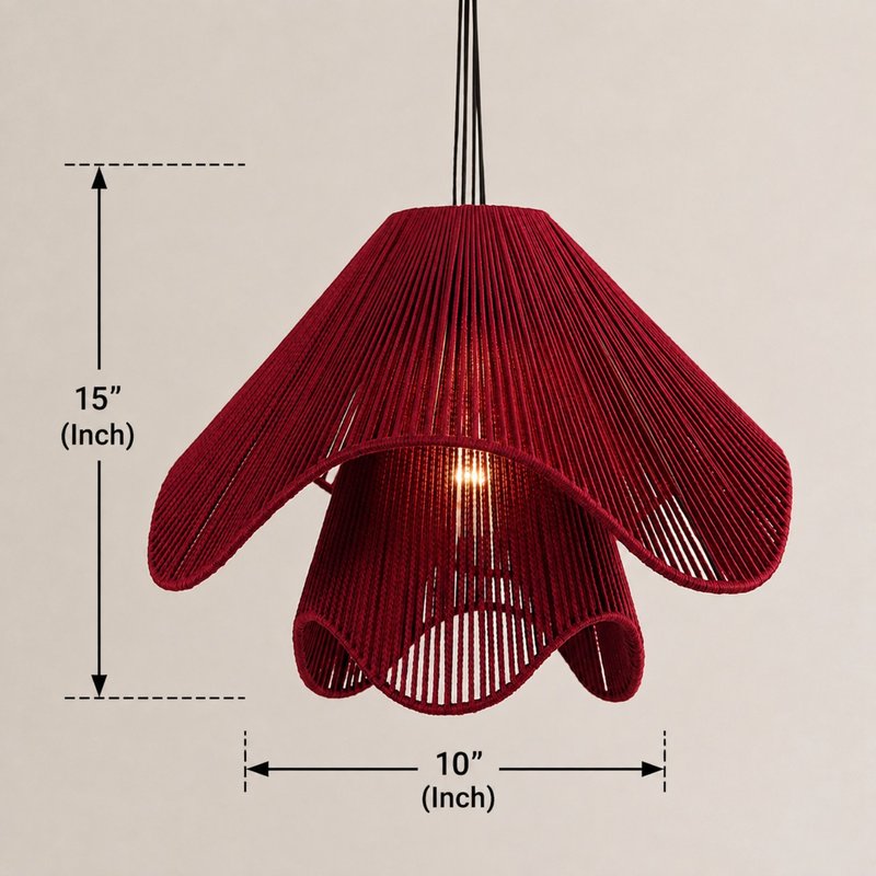 Layered Drum Pendant